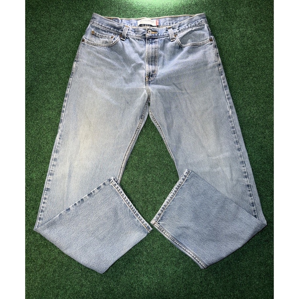 Levi's 505 Regular Fit Light Wash Jeans Mens W36 L34